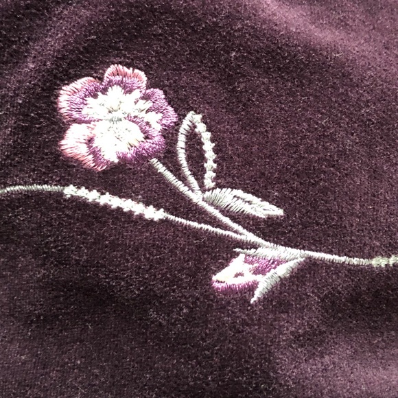 💜 Rothschild Plum Wool and Velvet Insulated Coat - Picture 7 of 7